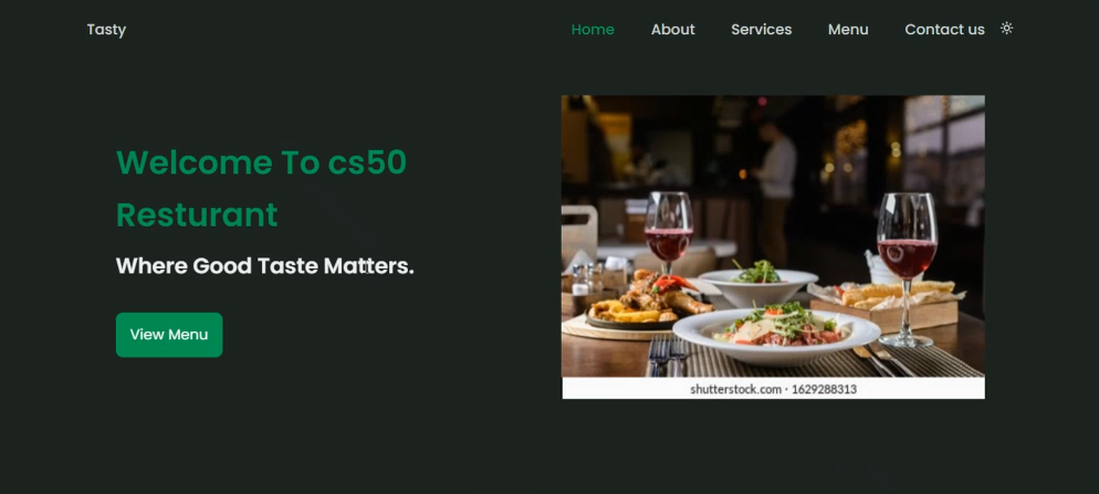 cs50 resturant